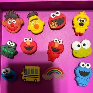Sesame Street Croc Charm Set